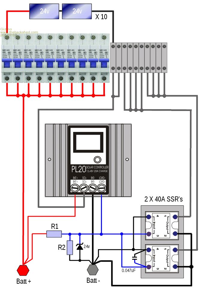 Pl20 Solar Regulator Wiring Diagram - Wiring Diagram