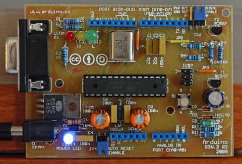 Single-sided board arduino serial DIY Arduino
